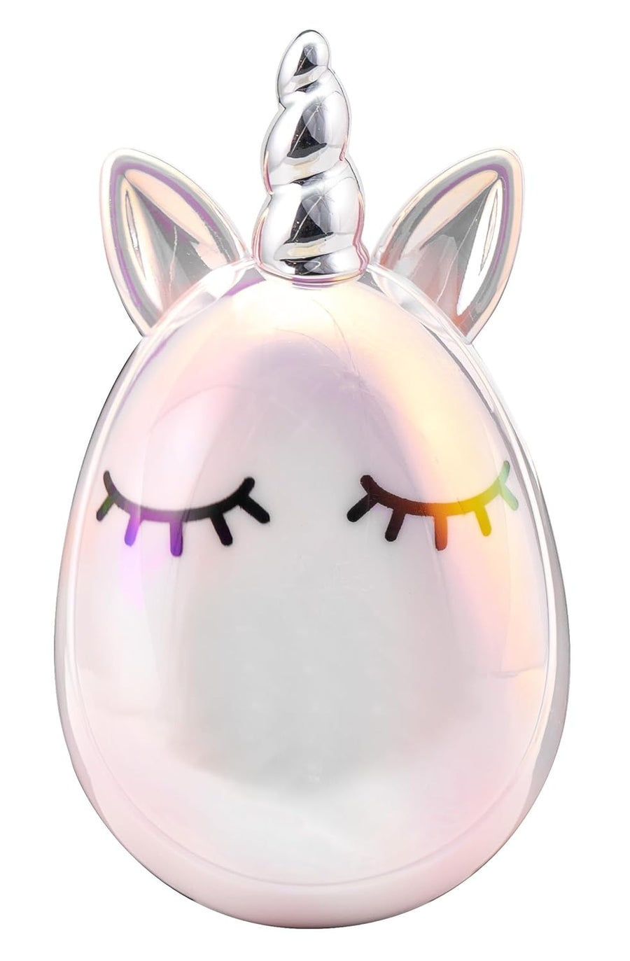 Martinelia Unicorn Egg Brush - Pastel Pink, Oval Silicone Handle