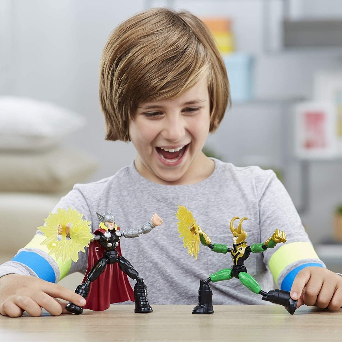 Marvel Avengers Bend and Flex Thor Vs. Loki F0245 - Colorland Toys