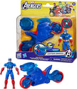 Marvel Avengers Captain America Shield-Shot Cycle Action Figure G0889