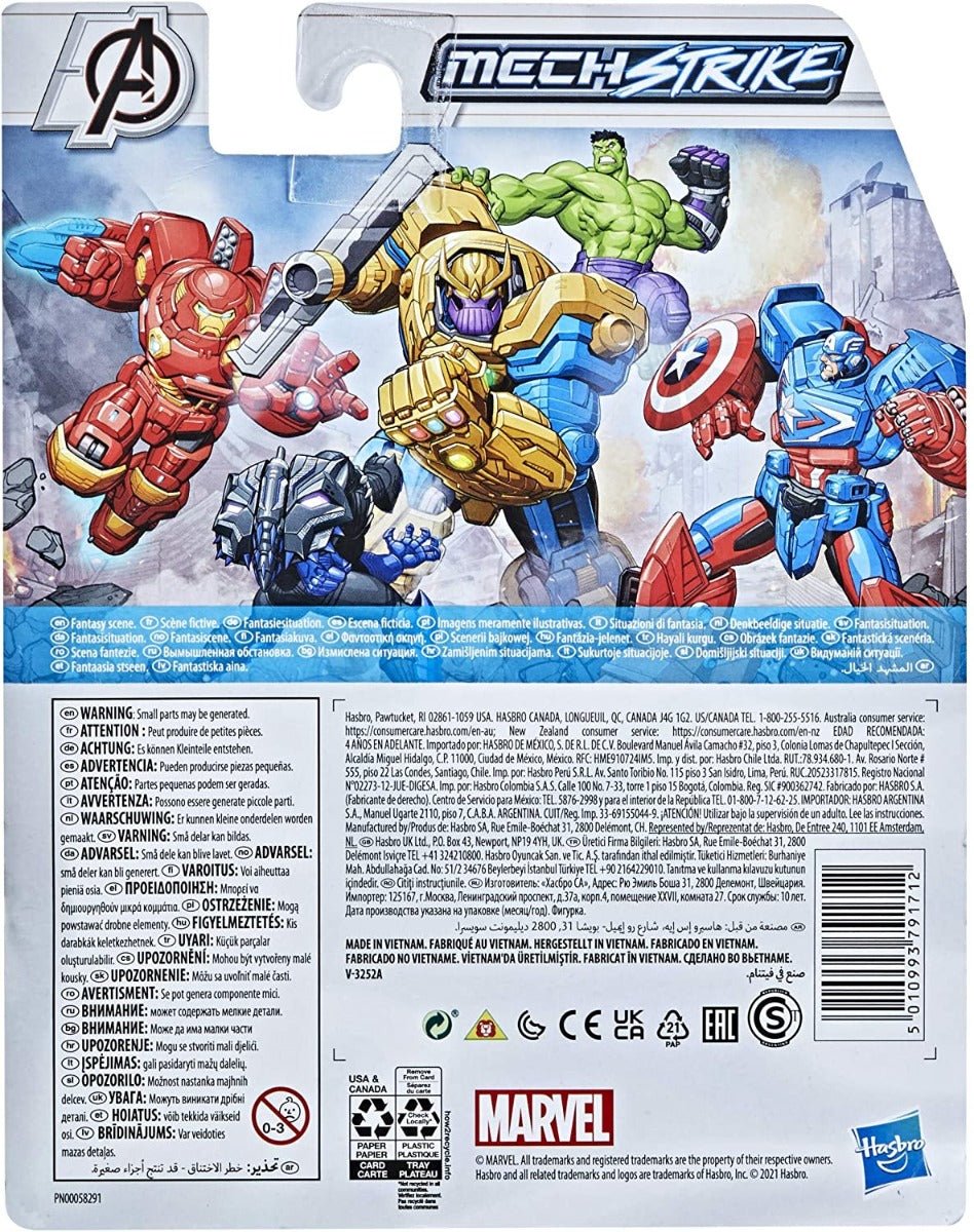 Marvel Avengers Mech Strike 6 - inch Scale Figure Captain America F1664 - Colorland Toys