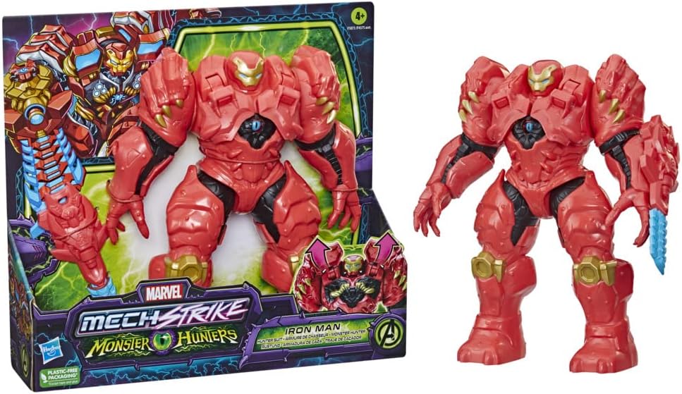 Marvel Avengers Mech Strike Monster Hunters Deluxe - Iron Man F5073 — image 1