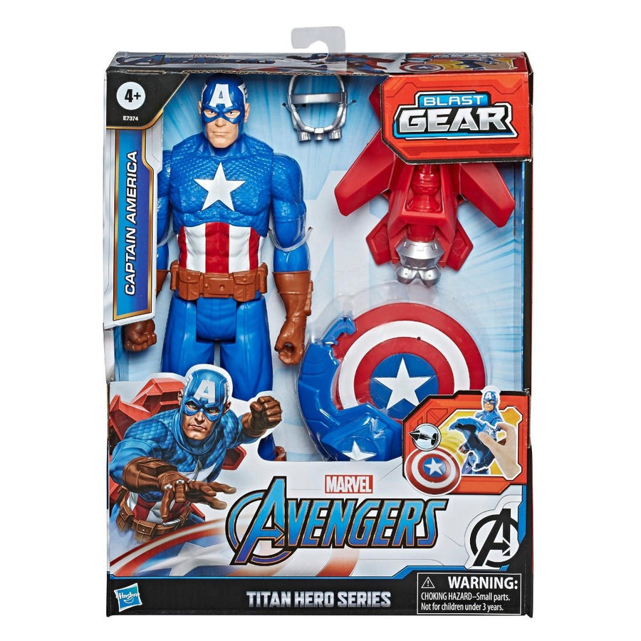 Marvel Avengers Titan Hero Series Blast Gear Captain America E7374 — image 2