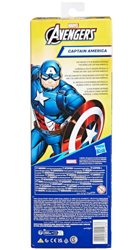 Marvel Avengers Titan Hero Series Captain America Action Figure E7877 — image 2