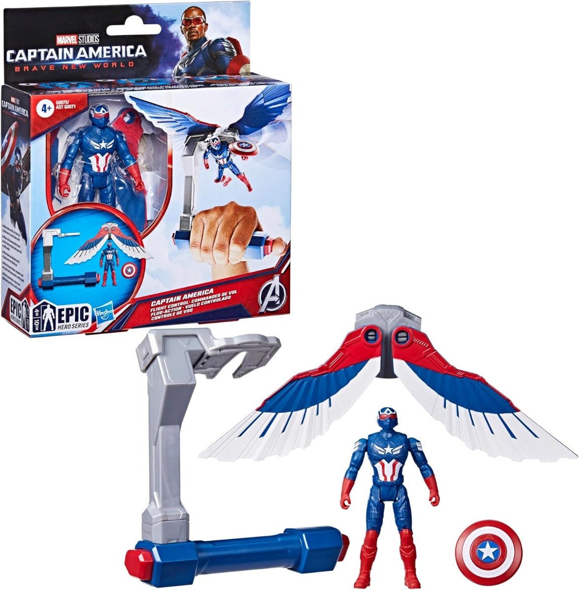 Marvel Captain America Brave New World - Captain America Flight Control - Colorland Toys