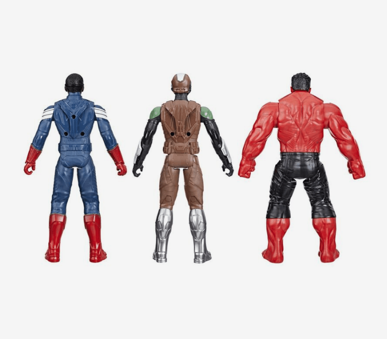 Marvel Captain America Brave New World - Falcon/Captain America/Red Hulk Action Figure - Colorland Toys