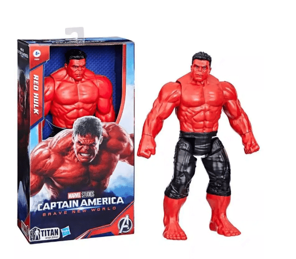 Marvel Captain America Brave New World - Red Hulk Action Figure - Colorland Toys