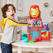 Marvel Iron Man & His Awesome Friends Iron Quarters 3-Inch Playset G1259