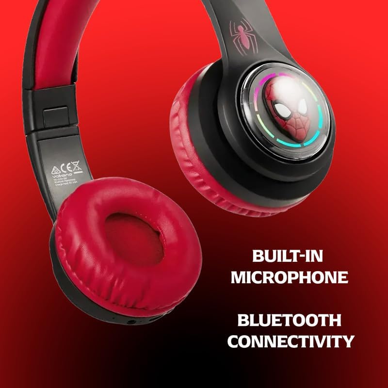 Marvel Spider-Man 3D Bluetooth Headphones MV-3054-SM — image 3