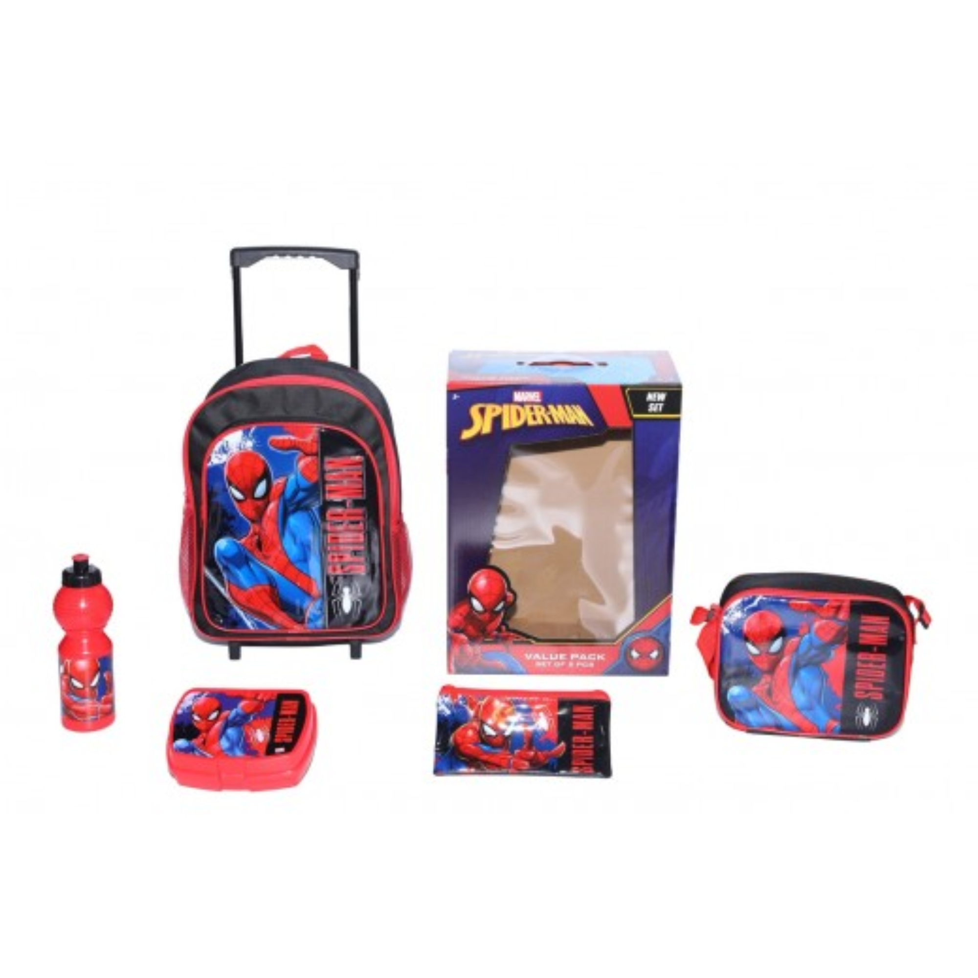 Marvel Spider Man 5 In 1 Backpack 14-Inch FKVPB14-410 - Colorland Toys
