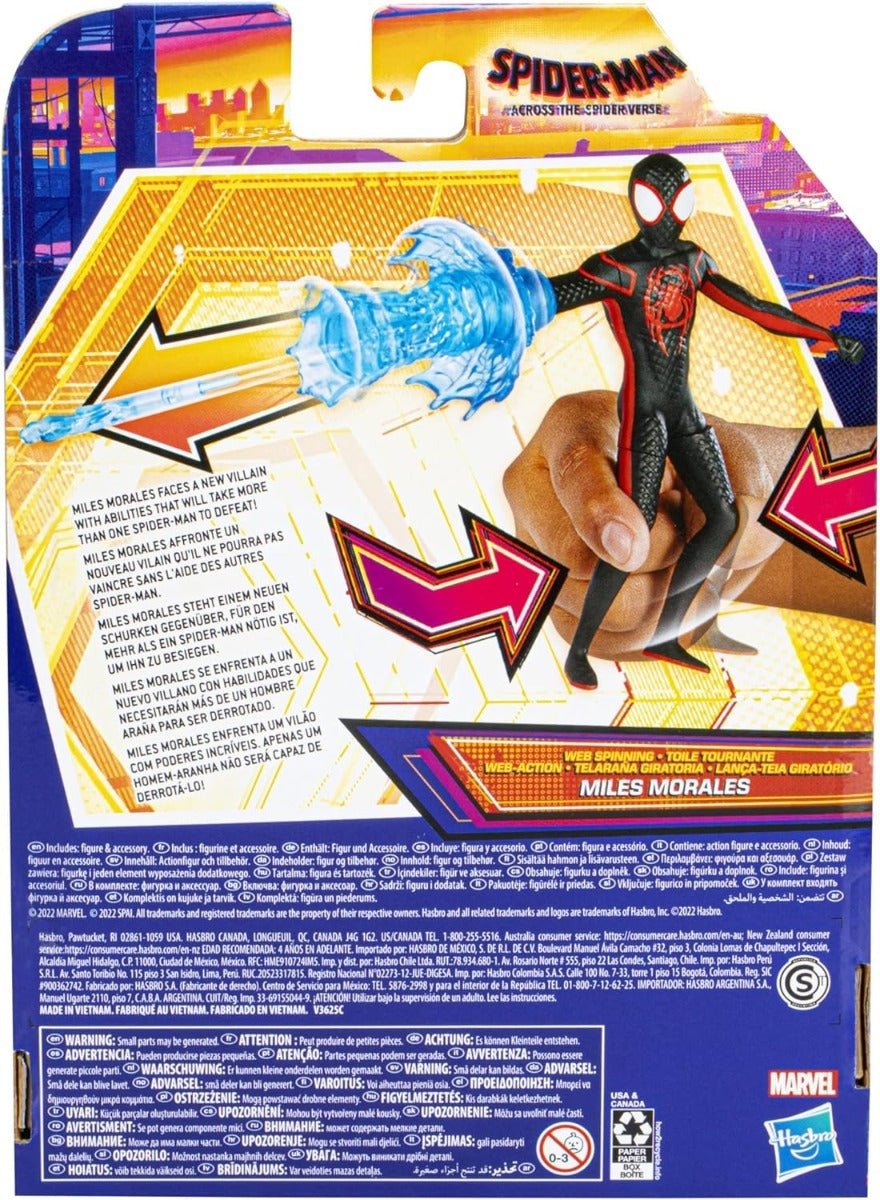 Marvel Spider-Man Across the Spider-Verse Web Spinning Miles Morales Action Figure F5637 — image 4
