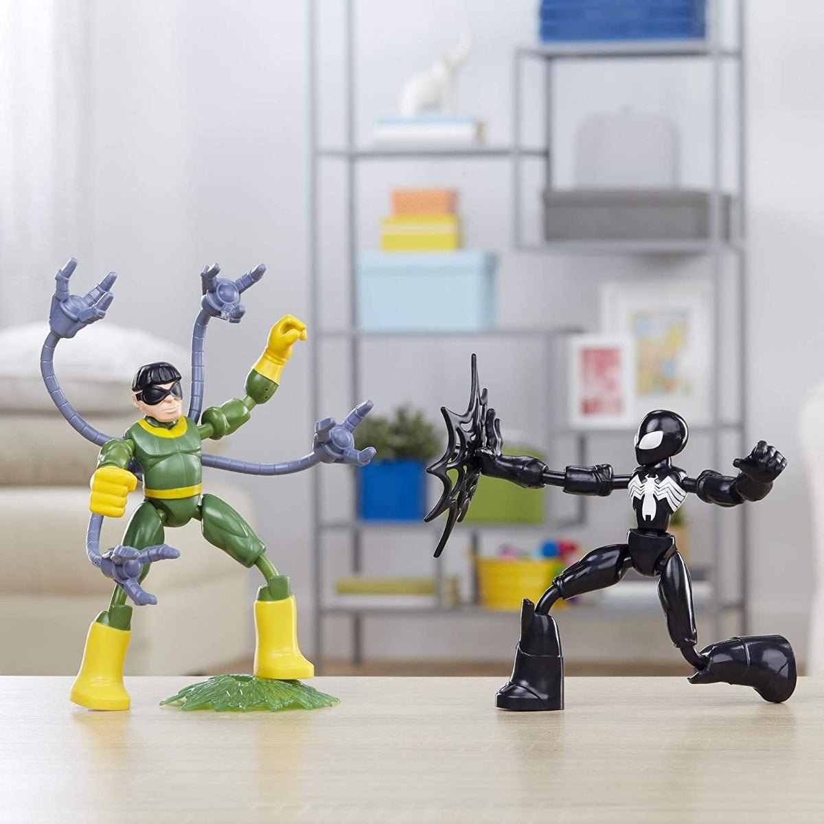 Marvel Spider - Man Bend and Flex Black Suit Spider - Man Vs. Doc Ock F0239 - Colorland Toys