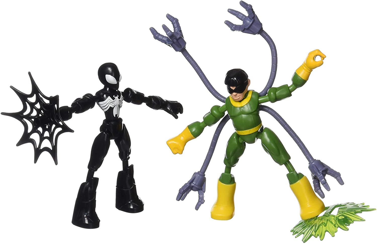 Marvel Spider - Man Bend and Flex Black Suit Spider - Man Vs. Doc Ock F0239 - Colorland Toys