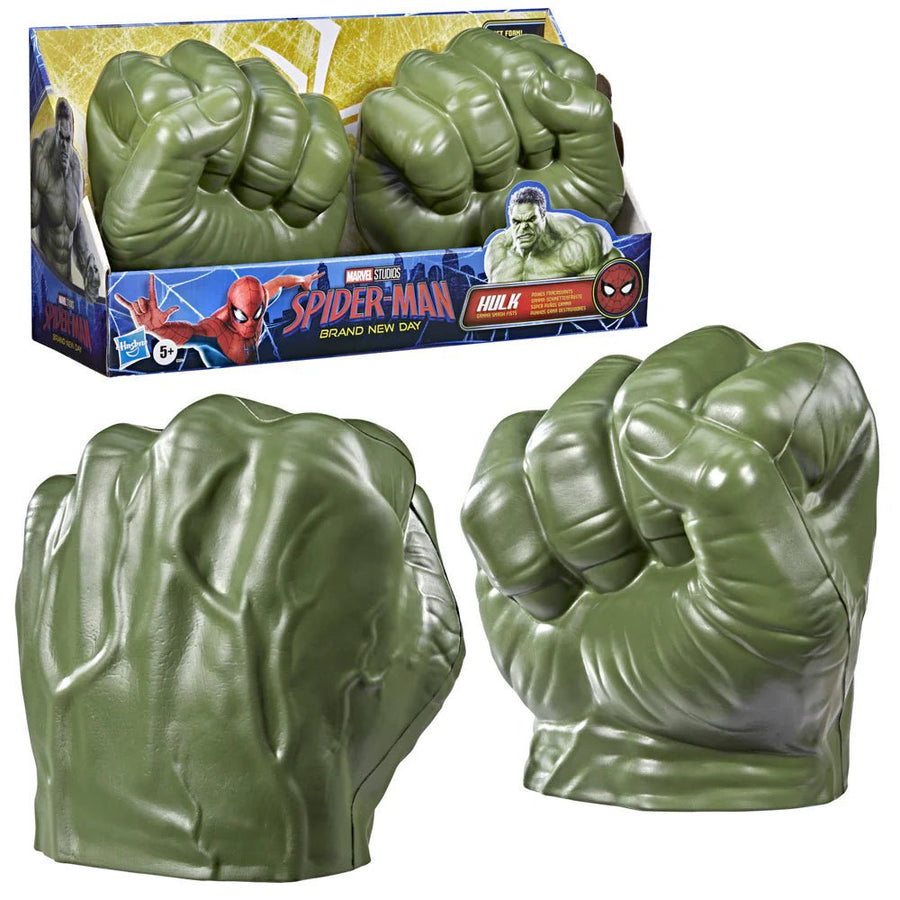 Marvel Spider-Man Brand New Day Hulk Gamma Smash Fists G3594 — image 1
