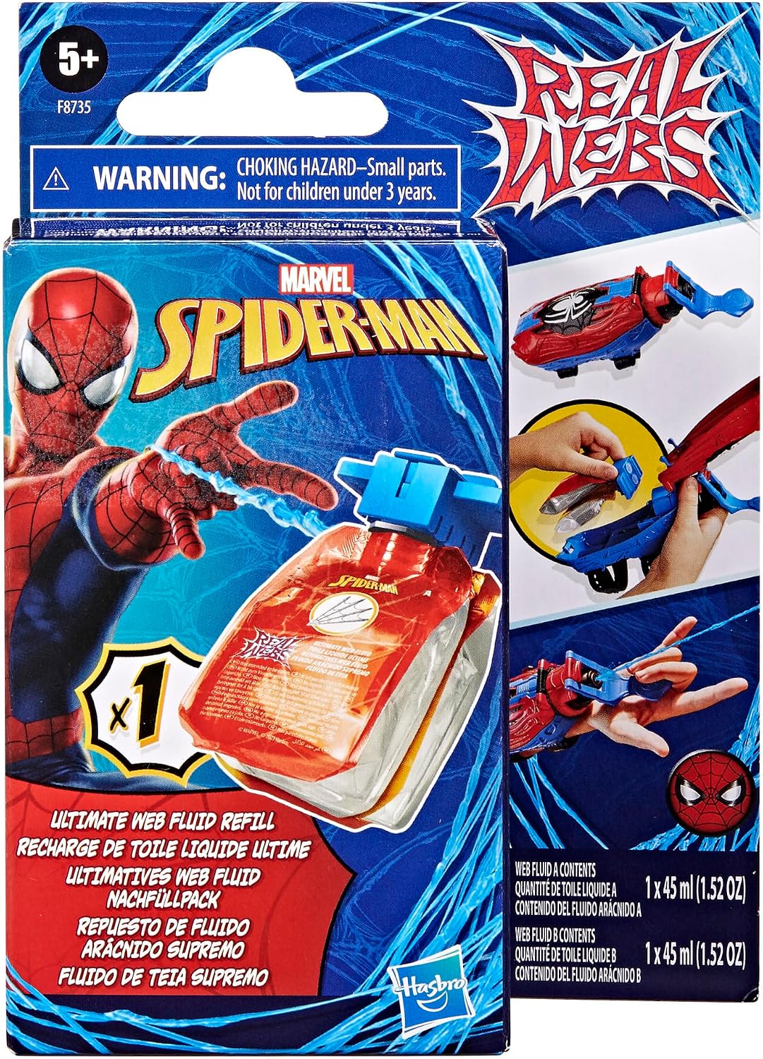 Marvel Spider-Man Real Webs Ultimate Web Fluid Refill Pack F8735 — image 9