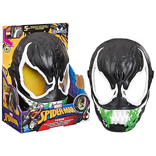 Marvel Spider-Man Venom vs Venum Glow-In-The-Dark Mask G1828 — image 1