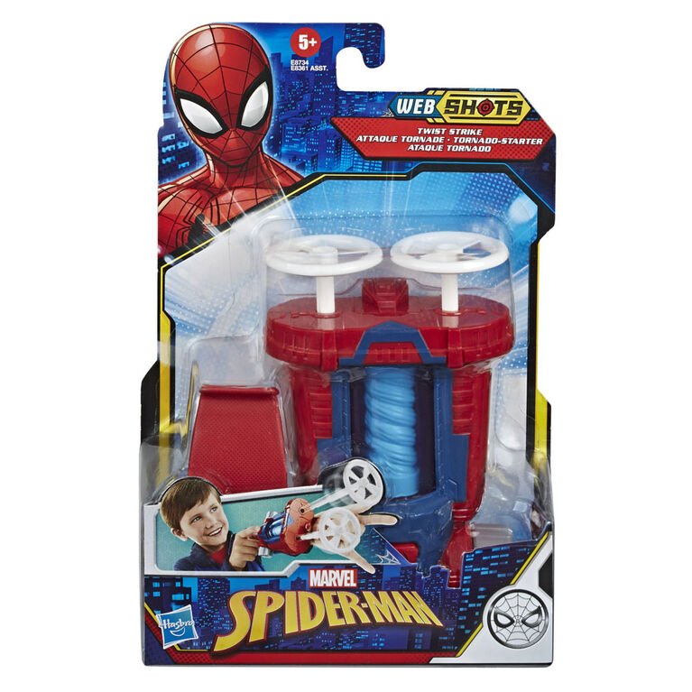 لعبة Marvel Spider Man Web Shots Gear Twist Strike Blaster E8361 — image 2