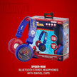Marvel Spiderman Bluetooth Headphones With Swivel Cups MV-9966-SM2