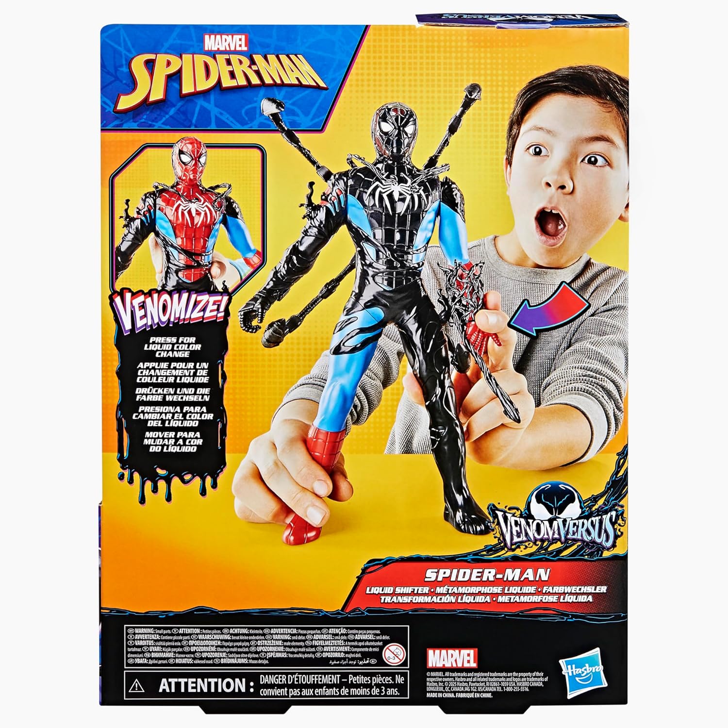Marvel Spiderman Liquid Shifter Figure G0728 - Colorland Toys