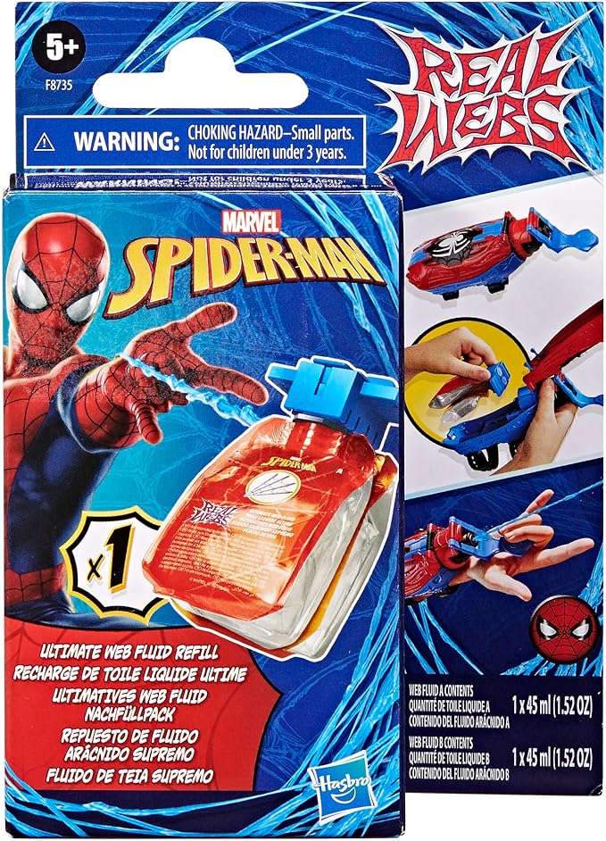 Marvel Spiderman Real Webs Refill Pack F8735 - Colorland Toys