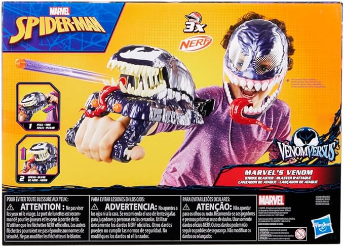 Marvel Spiderman Venom Vs Venom Strike Blaster G0730 — image 4