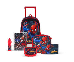 Marvel Spiderman Web Sling Time V2 5 - in - 1 School Set 18inch TBT235IN1C41 - 18 - Colorland Toys
