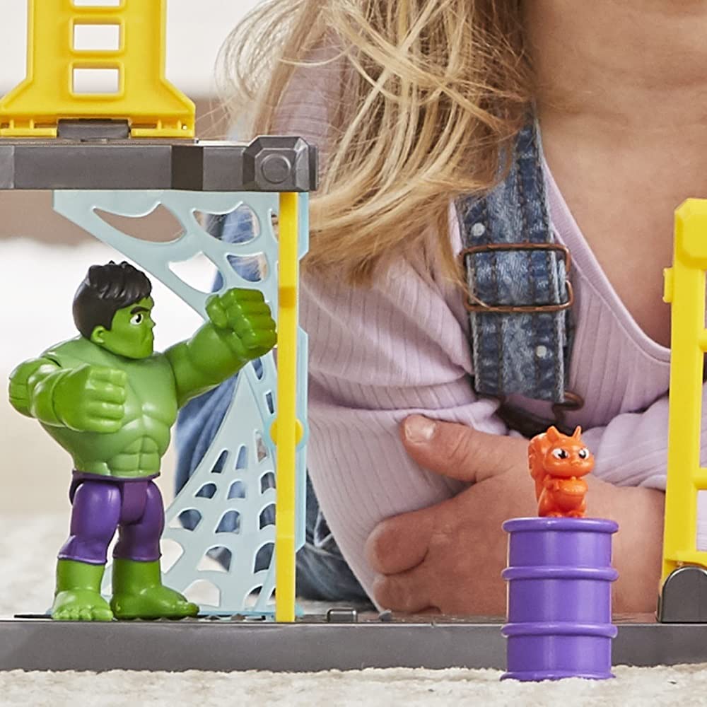 Marvel Spidey and His Amazing Friends Hulk's Smash Yard F3717 — image 6
