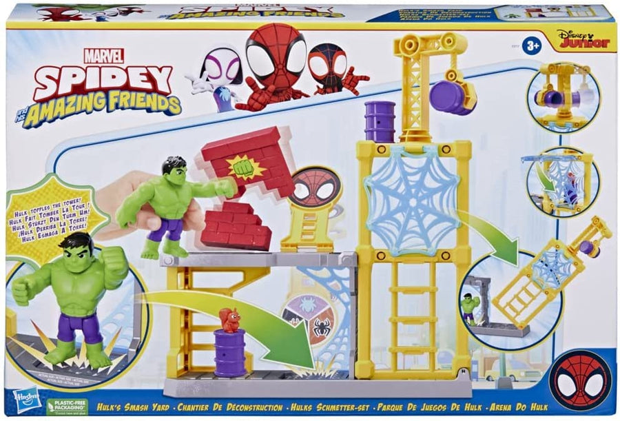 Marvel Spidey and His Amazing Friends Hulk's Smash Yard F3717
