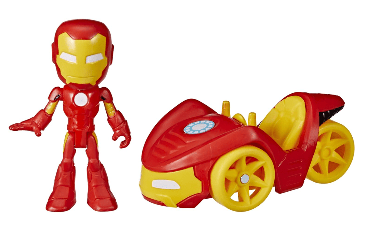 Marvel Spidey And His Amazing Friends Iron Man And Iron Racer F3992 — image 2