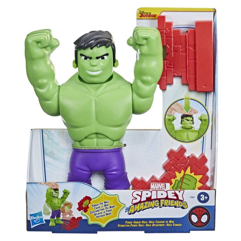 Marvel Spidey And His Amazing Friends Power Smash Hulk F5067