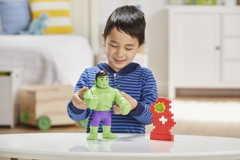 Marvel Spidey And His Amazing Friends Power Smash Hulk F5067 - Colorland Toys