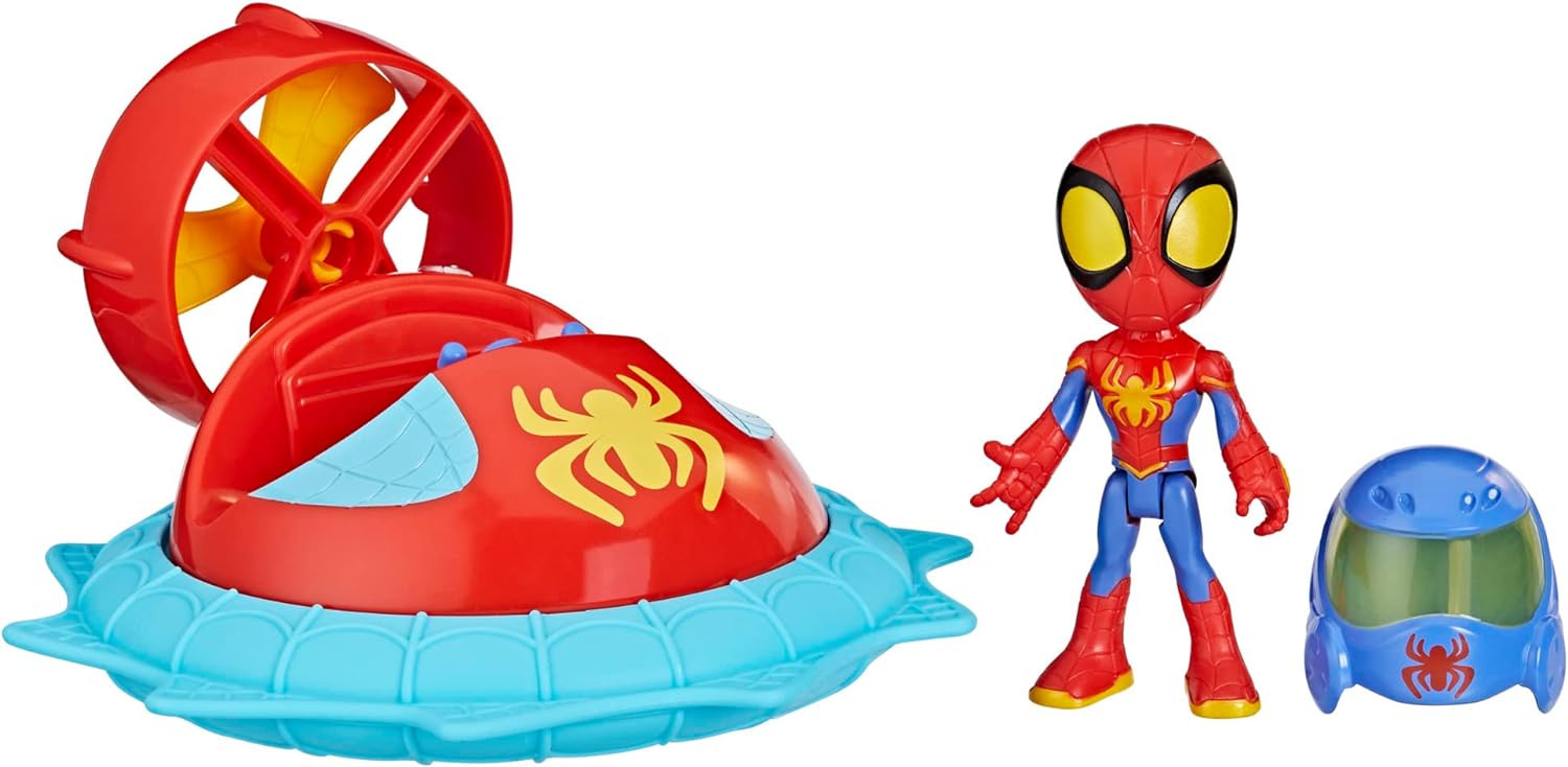 Marvel Spidey And His Amazing Friends Spidey with Hover Spinner Vehicle - Colorland Toys