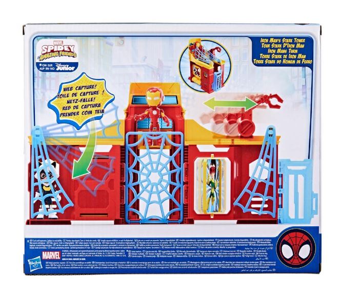 Marvel Spidey And His Amazing Friends - Stark Tower Playset With Iron Man Action Figure — image 3