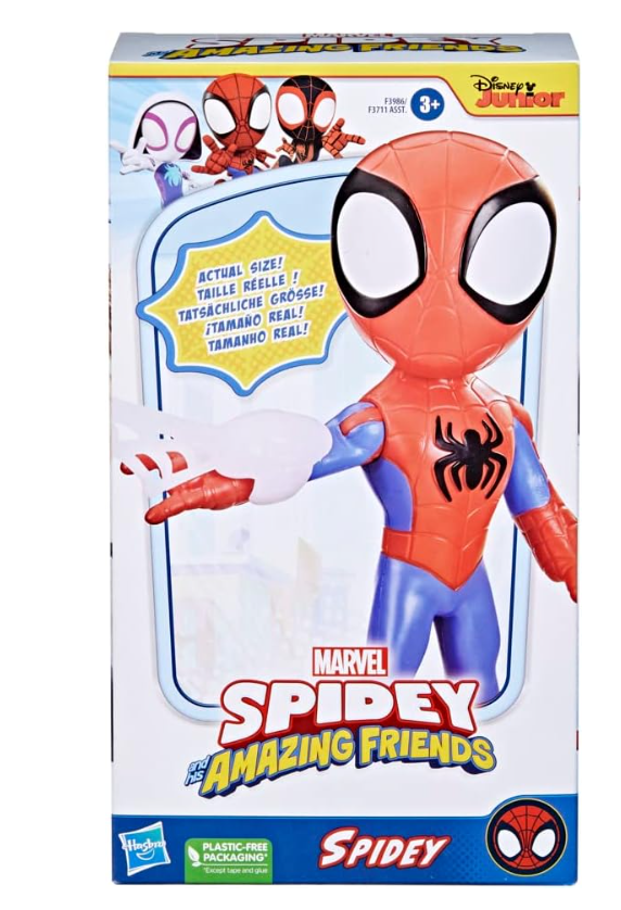 Marvel Spidey and His Amazing Friends Supersized Spidey Action Figure F3986/F3711 - Colorland Toys