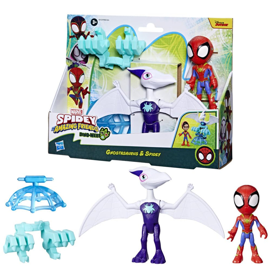 Marvel Spidey & His Amazing Friends Dino-Webs Ghostasaurus & Spidey G0123