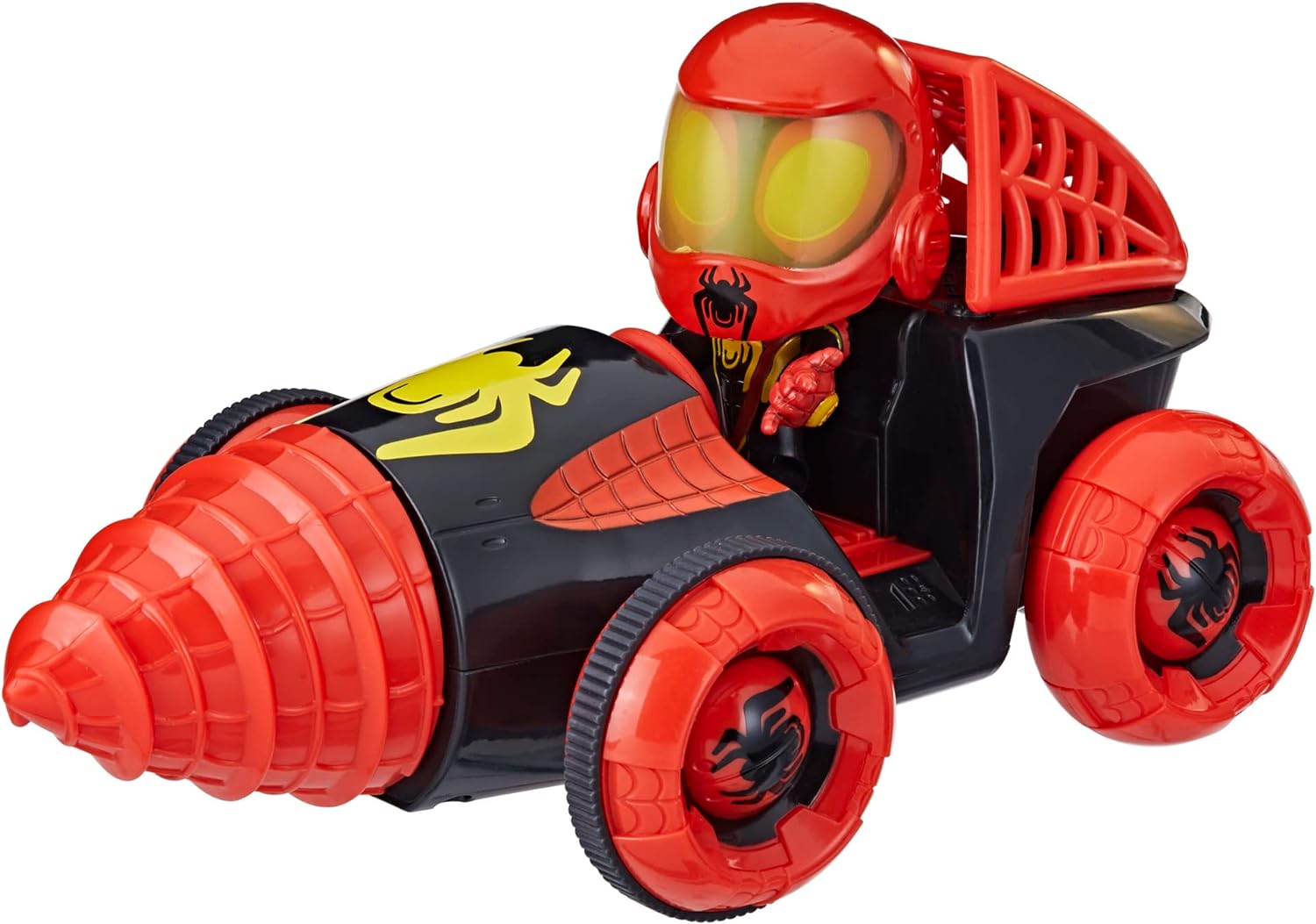 Marvel Spidey His Amazing Friends - Miles with Drill Spinner Vehicle - Colorland Toys