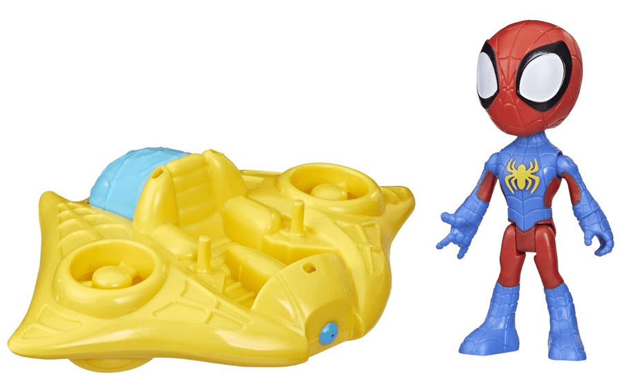 Marvel Spidey & His Amazing Friends Spidey Water Web Raft Vehicle & Action Figure F5080 — image 2