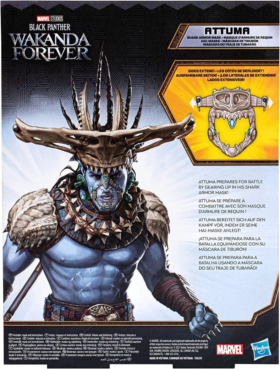 Marvel Studios Black Panther 2 Wakanda Forever Attuma Shark Armor Mask F4810 - Colorland Toys