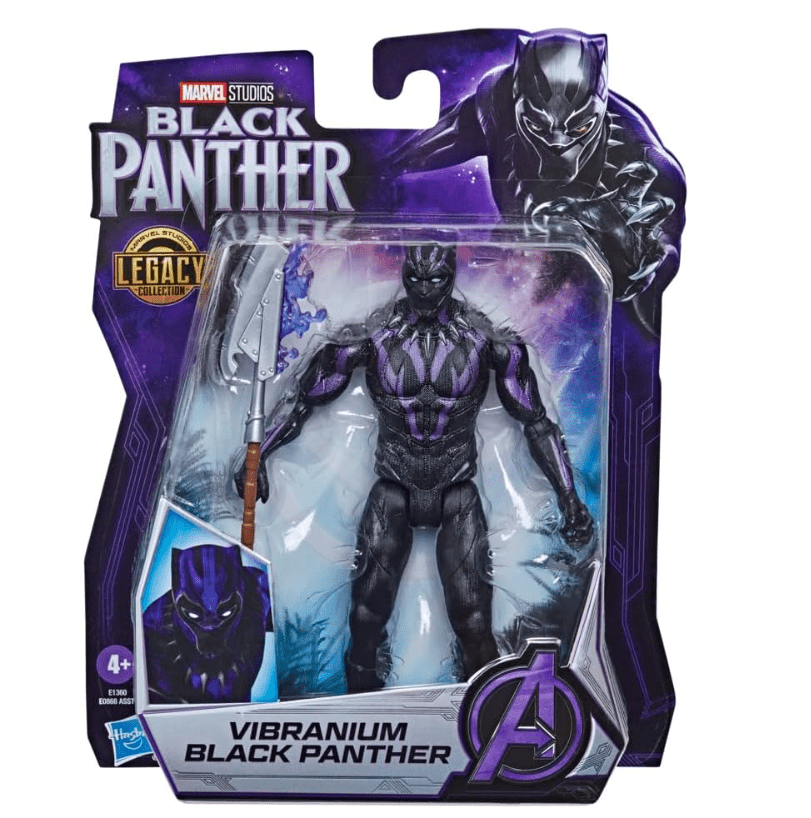 Marvel Studios Legacy Vibranium Black Panther Figure 6inch E1360