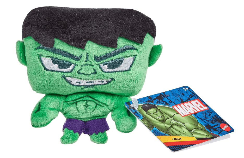 Marvel Value Plush Flat Head Hulk 4inch GYV31/GYV30 — image 1
