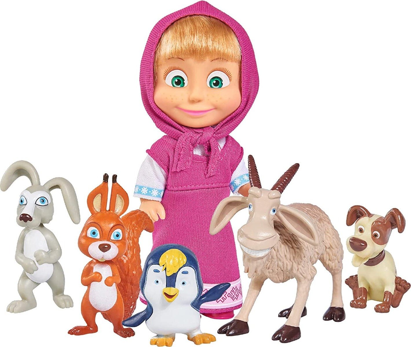 Masha and The Bear Animal Friends 109301060 - Colorland Toys