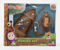 Masha and the Bear Boat Fishing Playset 109306102 - Colorland Toys