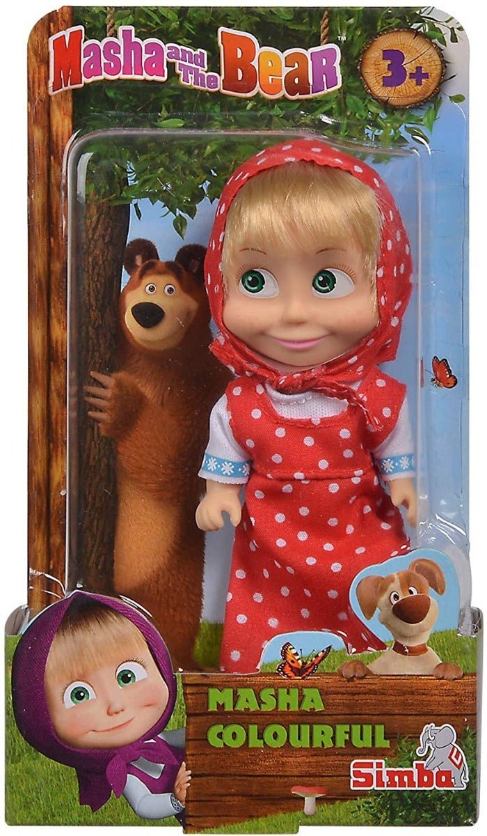 Masha and The Bear Colorful Doll 12cm 109301678 — image 4