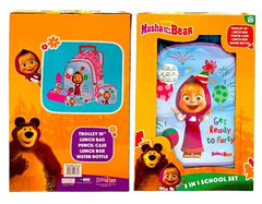 Masha and the Bear Get Ready To Party 5 - in - 1 School Set 18inch TBT235IN1C28 - 18 - Colorland Toys