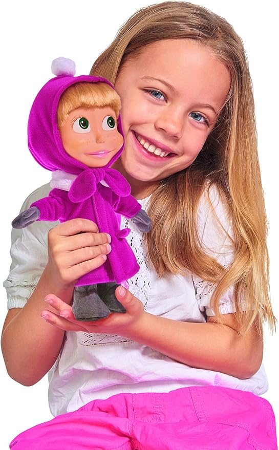 Masha and the Bear Soft Pop Winter 23cm 109301006 - Colorland Toys