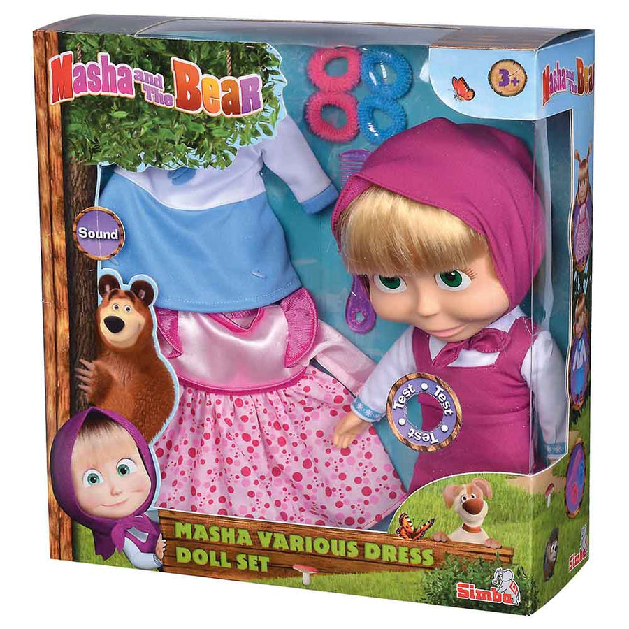 Masha Doll With 2 Extra Dresses 30cm 109301082 — image 1