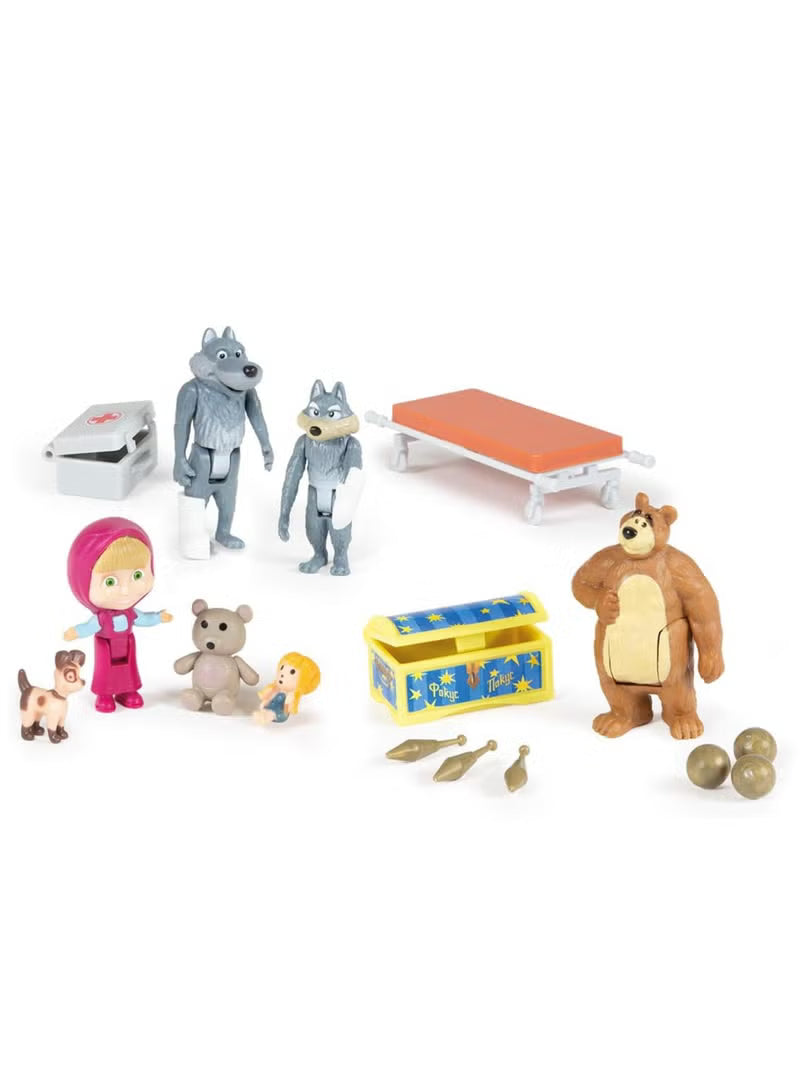 Masha And The Bear Coffret Mini Universe Playset - Colorland Toys