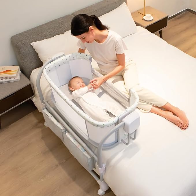 Mastela Deluxe 3 in 1 Bassinet Light Grey C5638/08601 — image 2