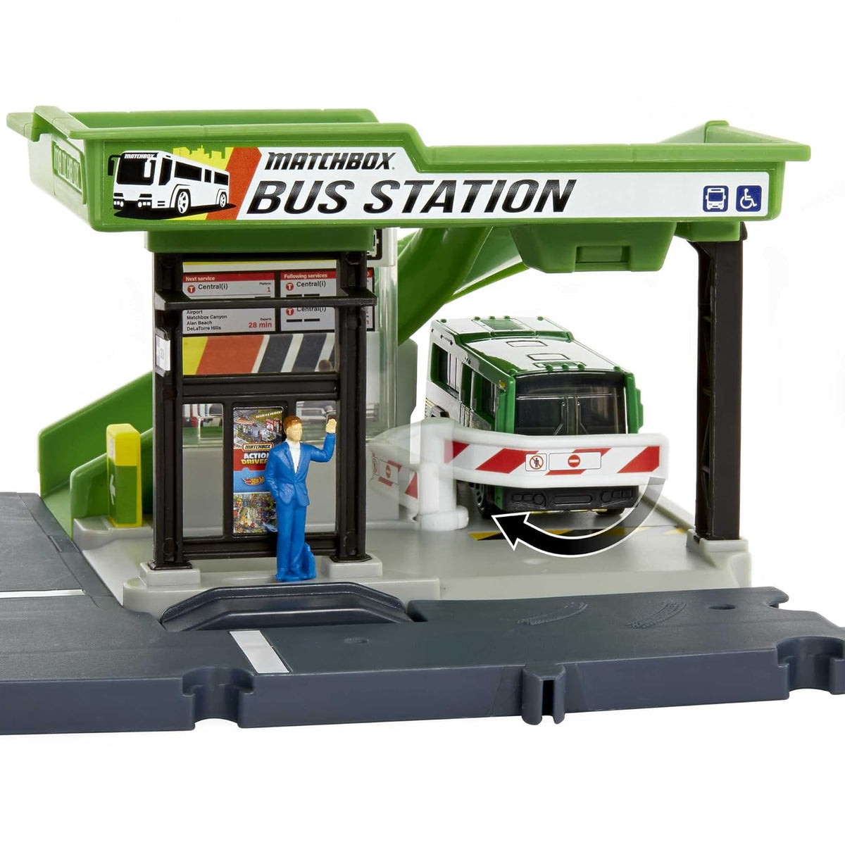 Matchbox Action Drivers Bus Station HDL08 — image 5