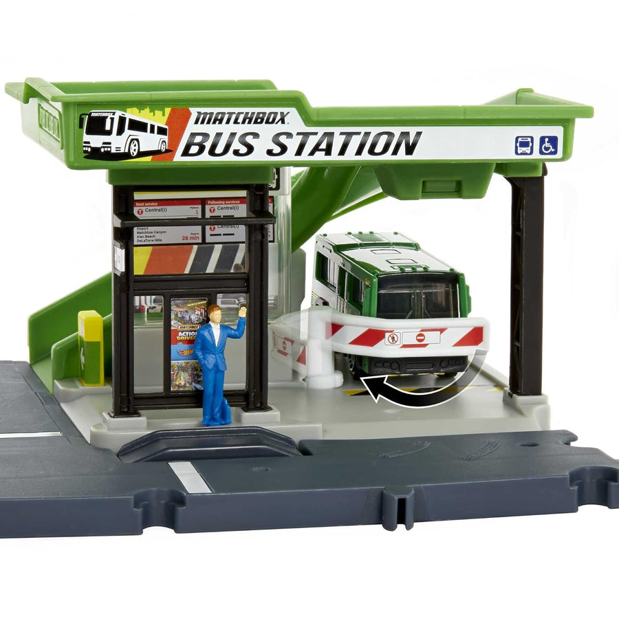 Matchbox Action Drivers Bus Station HDL08 — image 5
