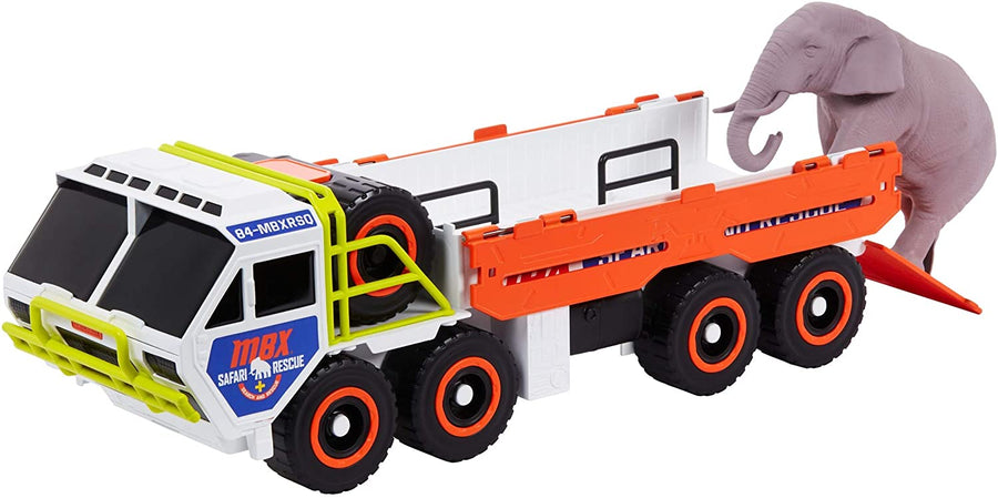 Matchbox Elephant Off-Road Rescue Adventure Set with Truck and Elephant Figure GMH44